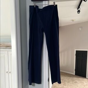 Betabrand Blue Straight Leg Pants